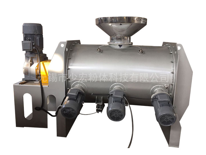 犁刀混合機(jī)配水冷夾套、噴液裝置